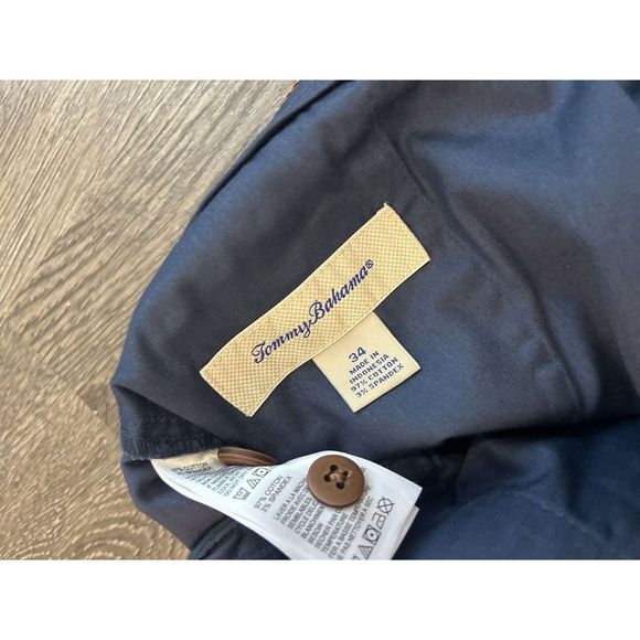 Tommy Bahama Bermuda Shorts Blue Men's Sz 34 - Picture 3 of 5